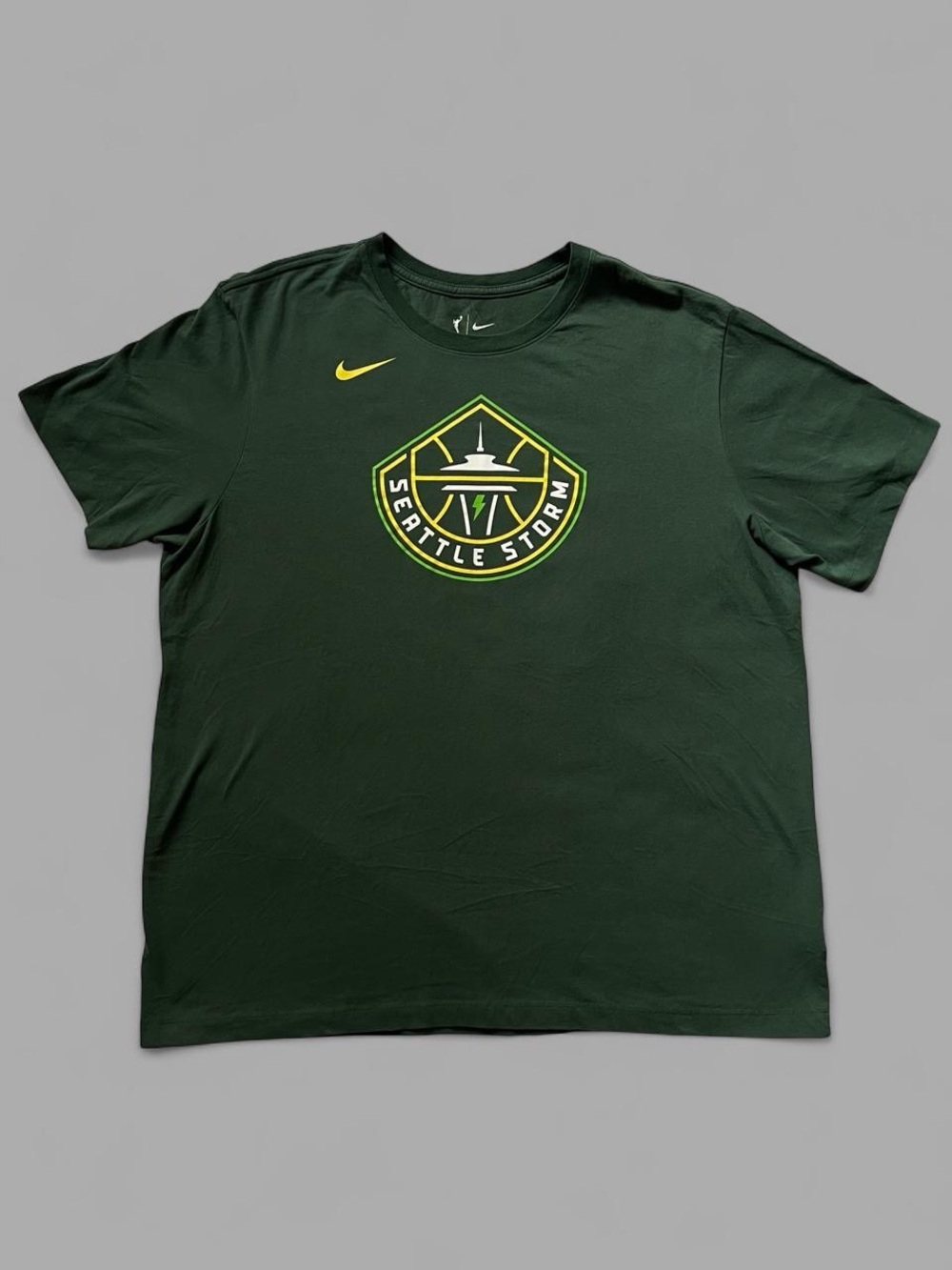 Nike Seattle Storm WNBA Logo Dri-Fit Basketball Sportswear T-Shirt. Size XXL.